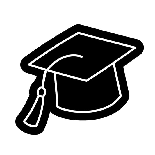 Graduation Hat / Cap Cookie Cutter & Fondant Embosser