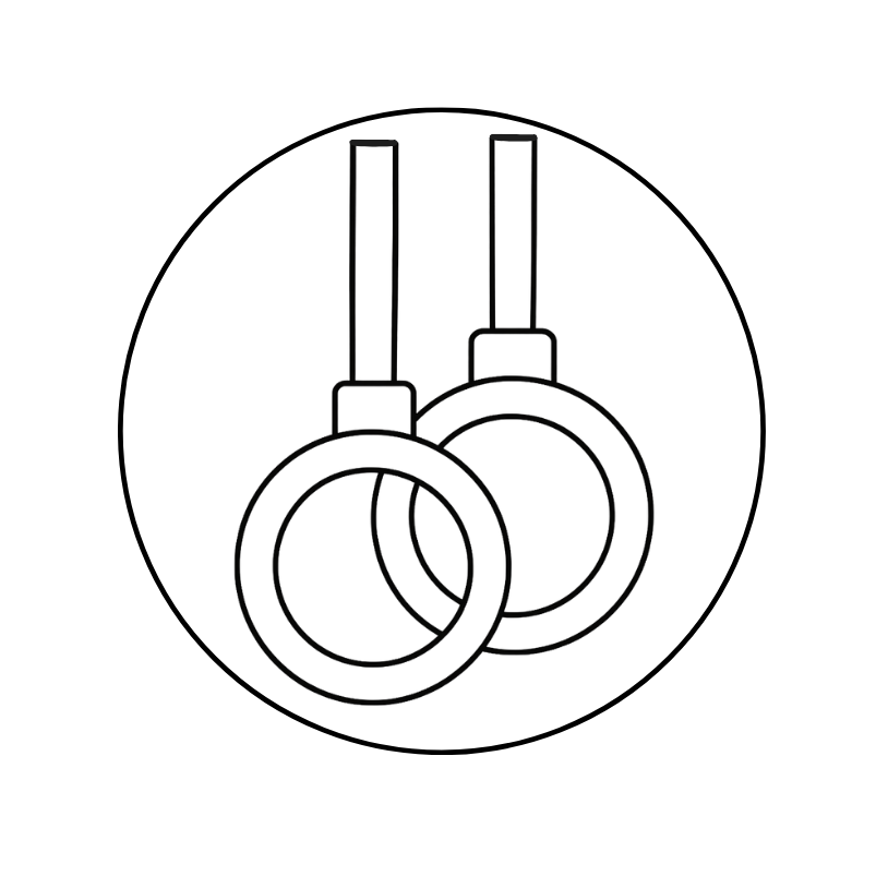 Gymnastics Rings Cookie Stamp
