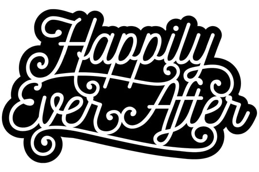 Happily ever after Cookie Cutter & Fondant Debosser