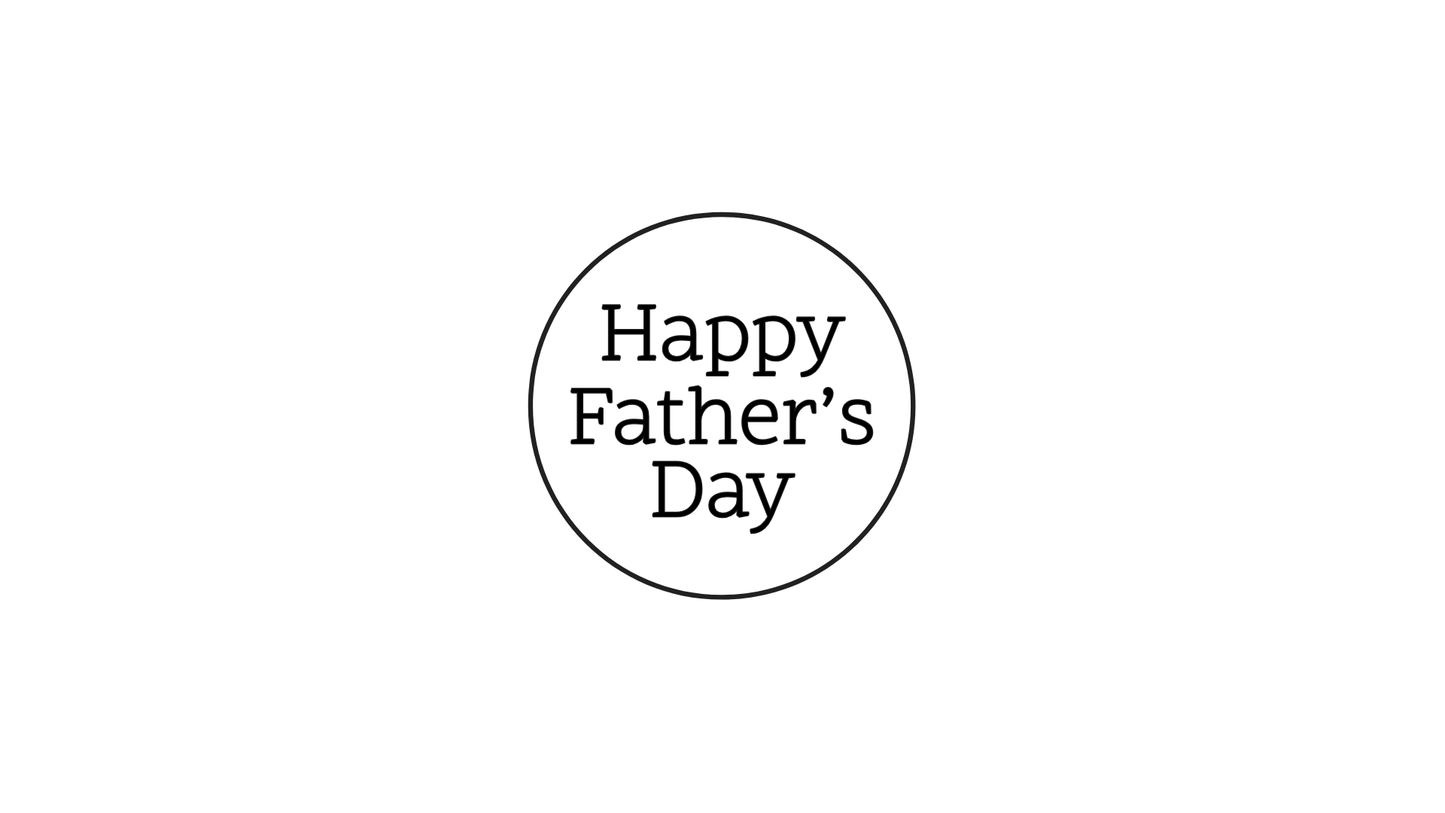 Happy Father's Day (classic) Cookie Stamp