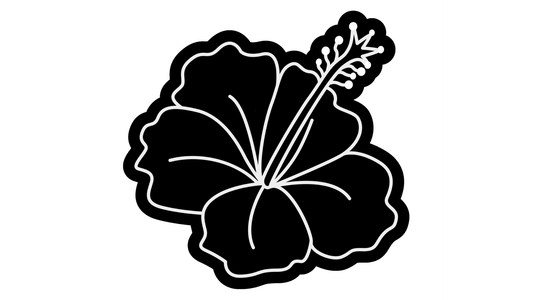 Hibiscus Flower Cookie Cutter & Fondant Stamp