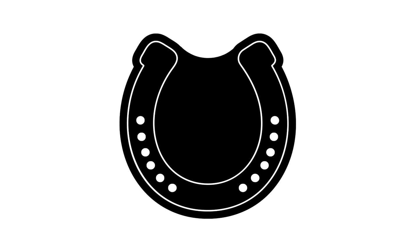 Horse Shoe Cookie Cutter & Fondant Embosser