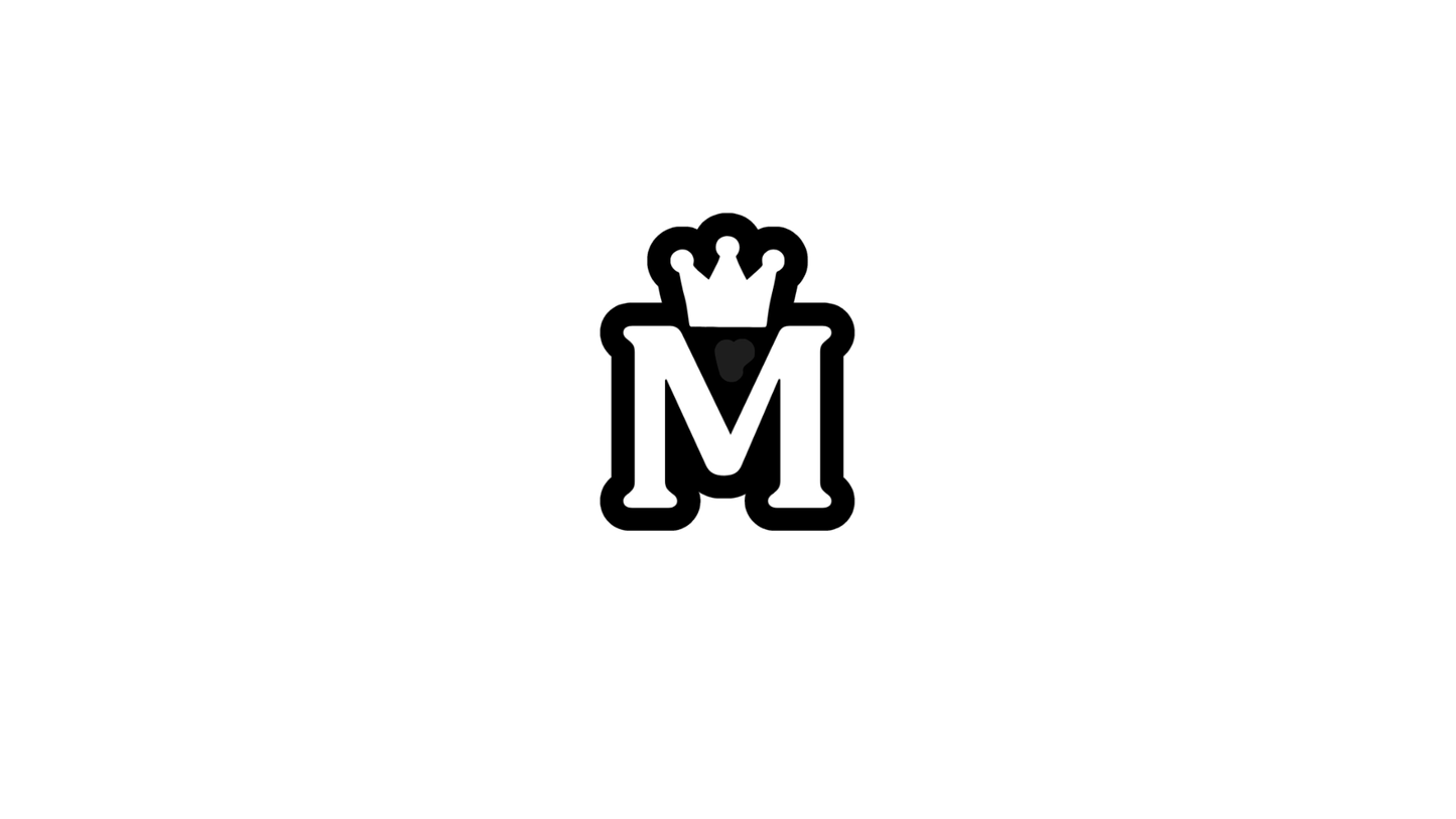 Letter with crown Cookie Debossor & Cutter