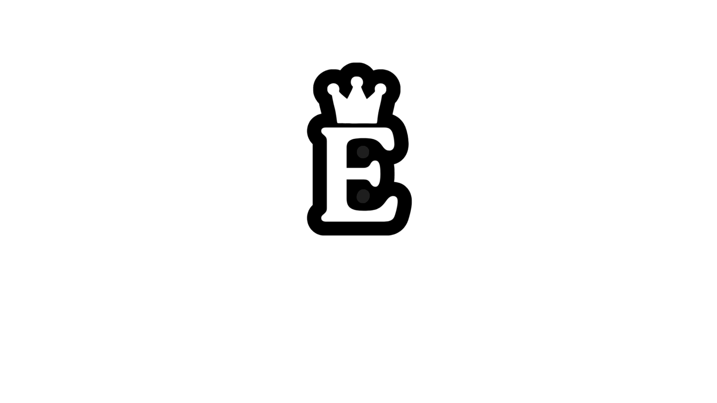Letter with crown Cookie Debossor & Cutter