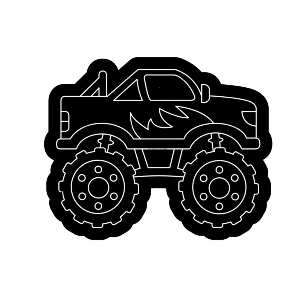Monster Truck Cookie Cutter & Fondant Embosser
