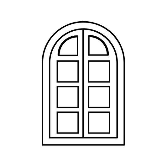 Mediterranean Door / Mamma Mia Cookie Cutter & Fondant Embosser