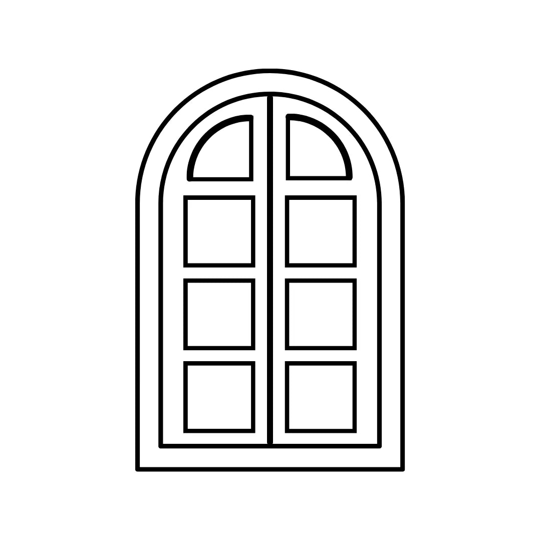 Mediterranean Door / Mamma Mia Cookie Cutter & Fondant Embosser