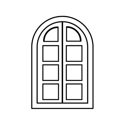 Mediterranean Door / Mamma Mia Cookie Cutter & Fondant Embosser