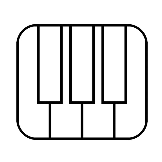 Piano keys Cookie Cutter & Fondant Embosser