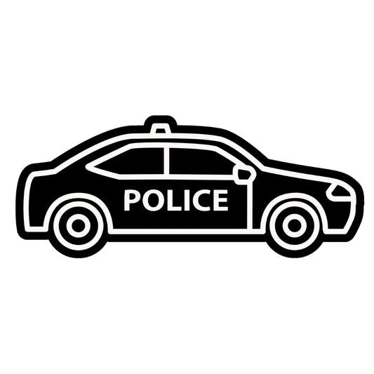 Police Car Cookie Cutter & Fondant Embosser