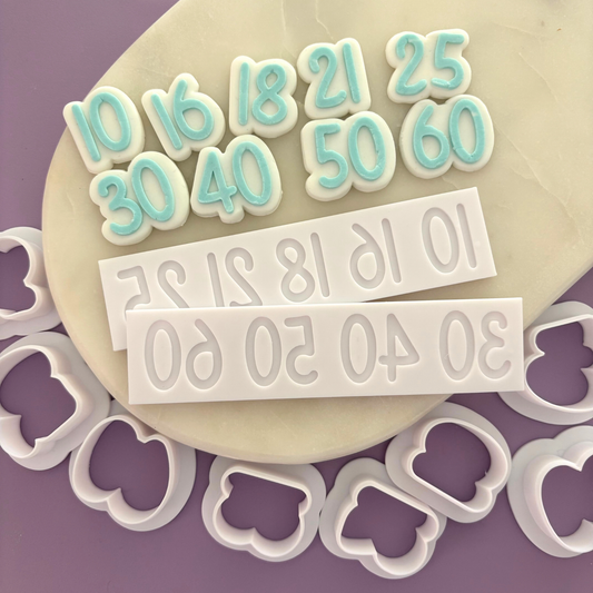 Mini Funky Milestone Numbers & Cutters