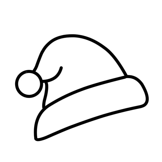 Santa Hat Cookie Cutter & Fondant Embosser