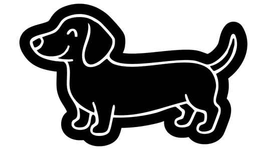 Sausage Dog Cookie Stamp & Cutter