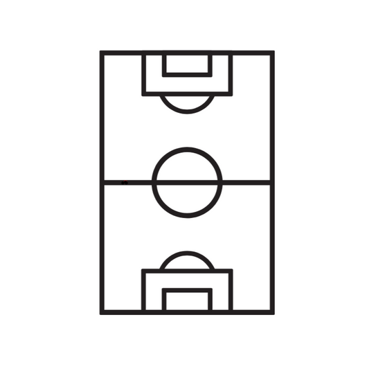 Soccer Field Cookie Cutter & Fondant Embosser