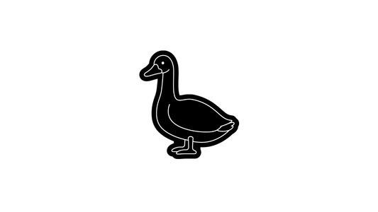 Standing Goose Cookie Stamp & Cutter