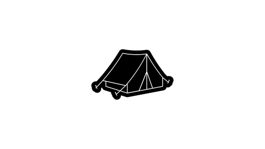 Camping Tent Cookie Cutter & Fondant Embosser