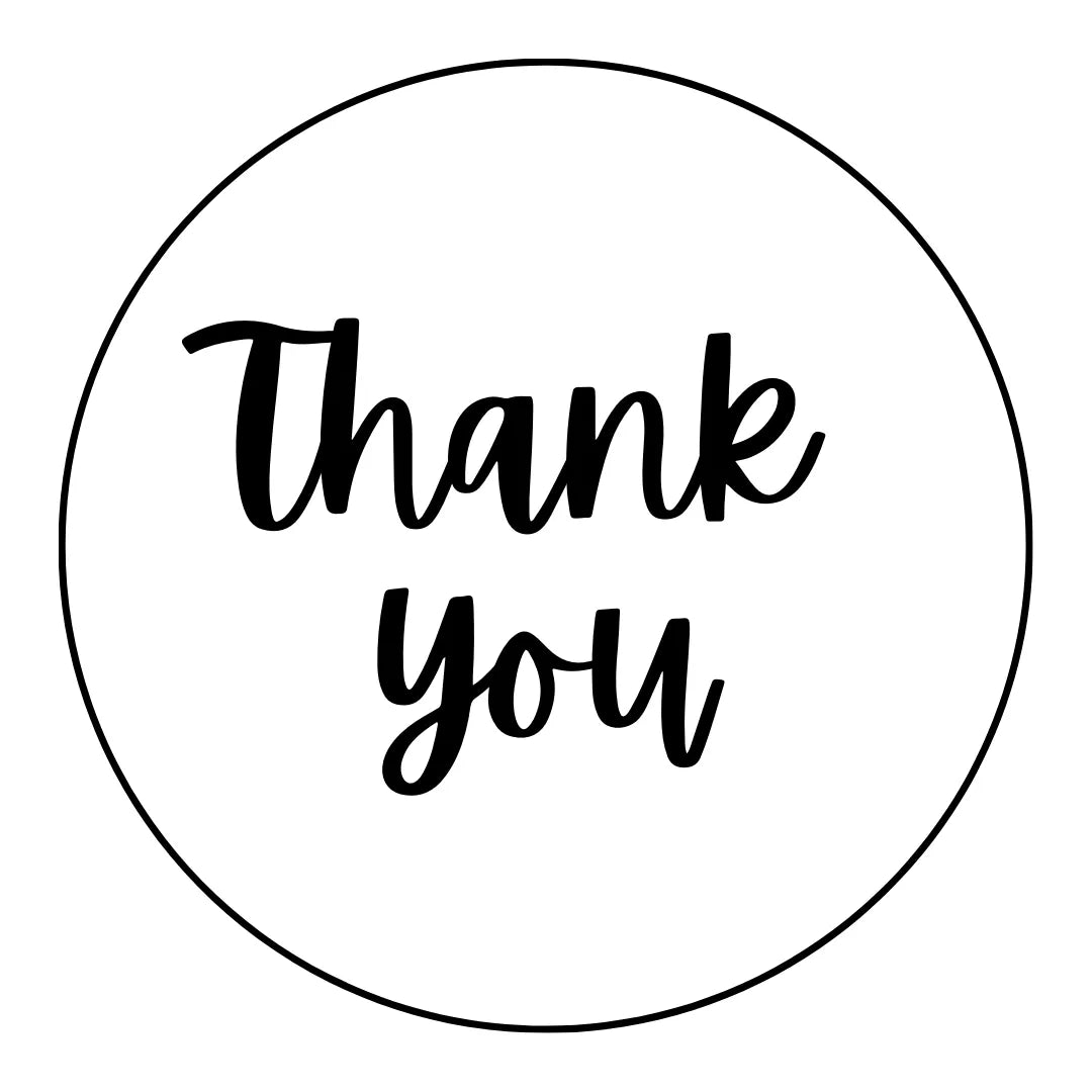 Thank You - Cursive Fondant Embosser