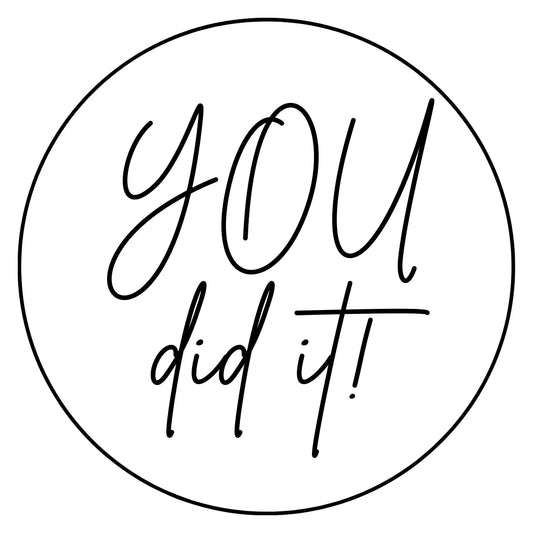 YOU did it! Fondant Embosser