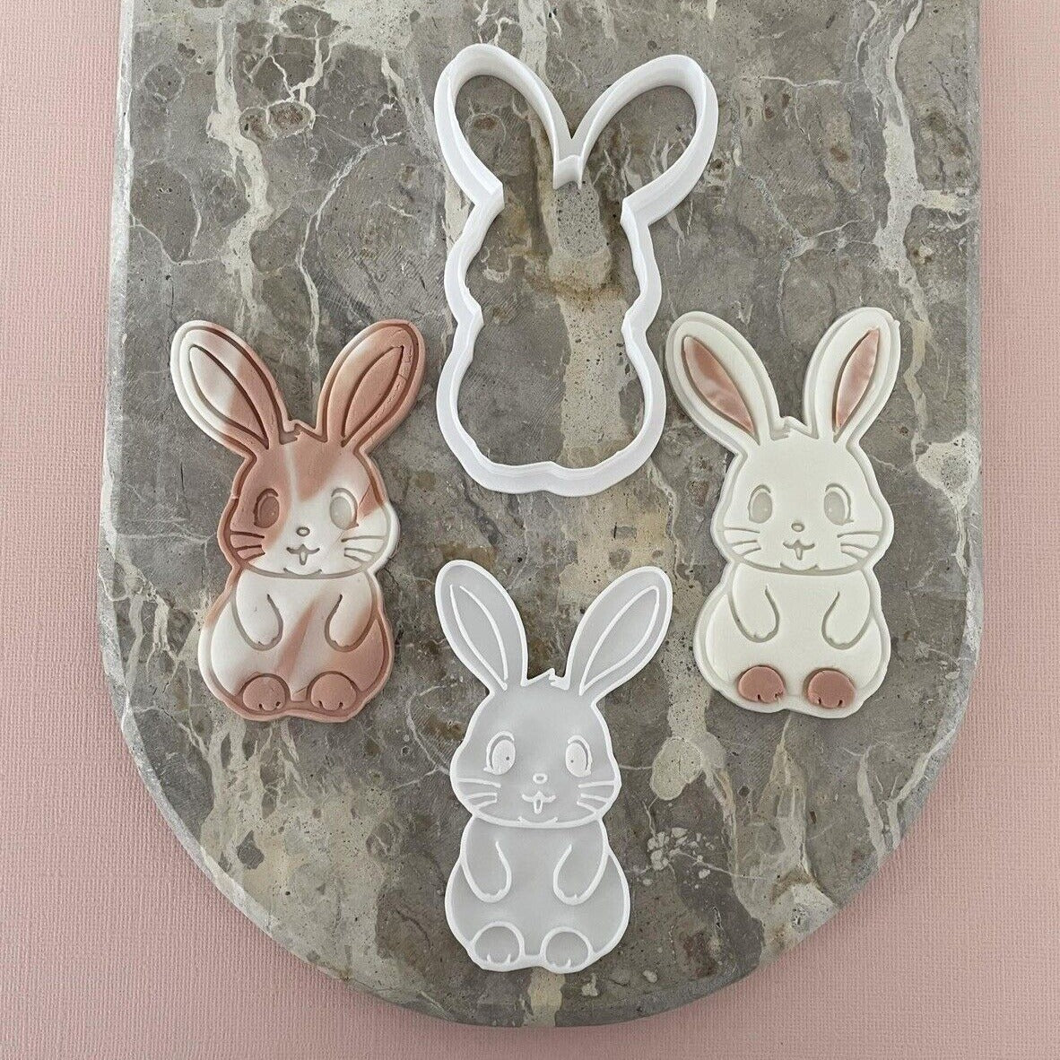Easter Bunny Cookie stamp and cutter